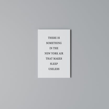 NEW YORK NIGHTS UNREST Κατακόρυφος Πίνακας σε Καμβά
