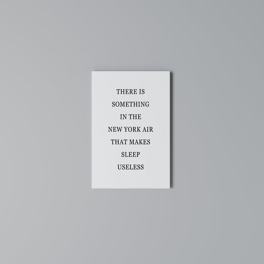 NEW YORK NIGHTS UNREST Κατακόρυφος Πίνακας σε Καμβά