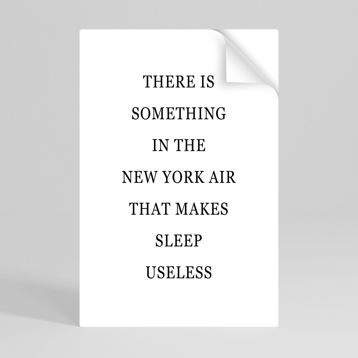 NEW YORK NIGHTS UNREST Αυτοκόλλητη Αφίσα κάθετη