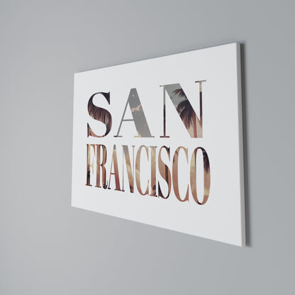 SAN FRANCISCO Horizontal Canvas Print