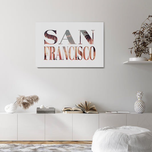 SAN FRANCISCO Horizontal Canvas Print