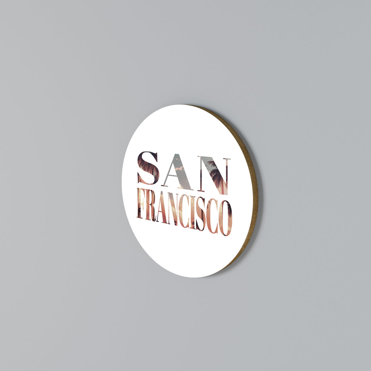 SAN FRANCISCO Round Wall Art