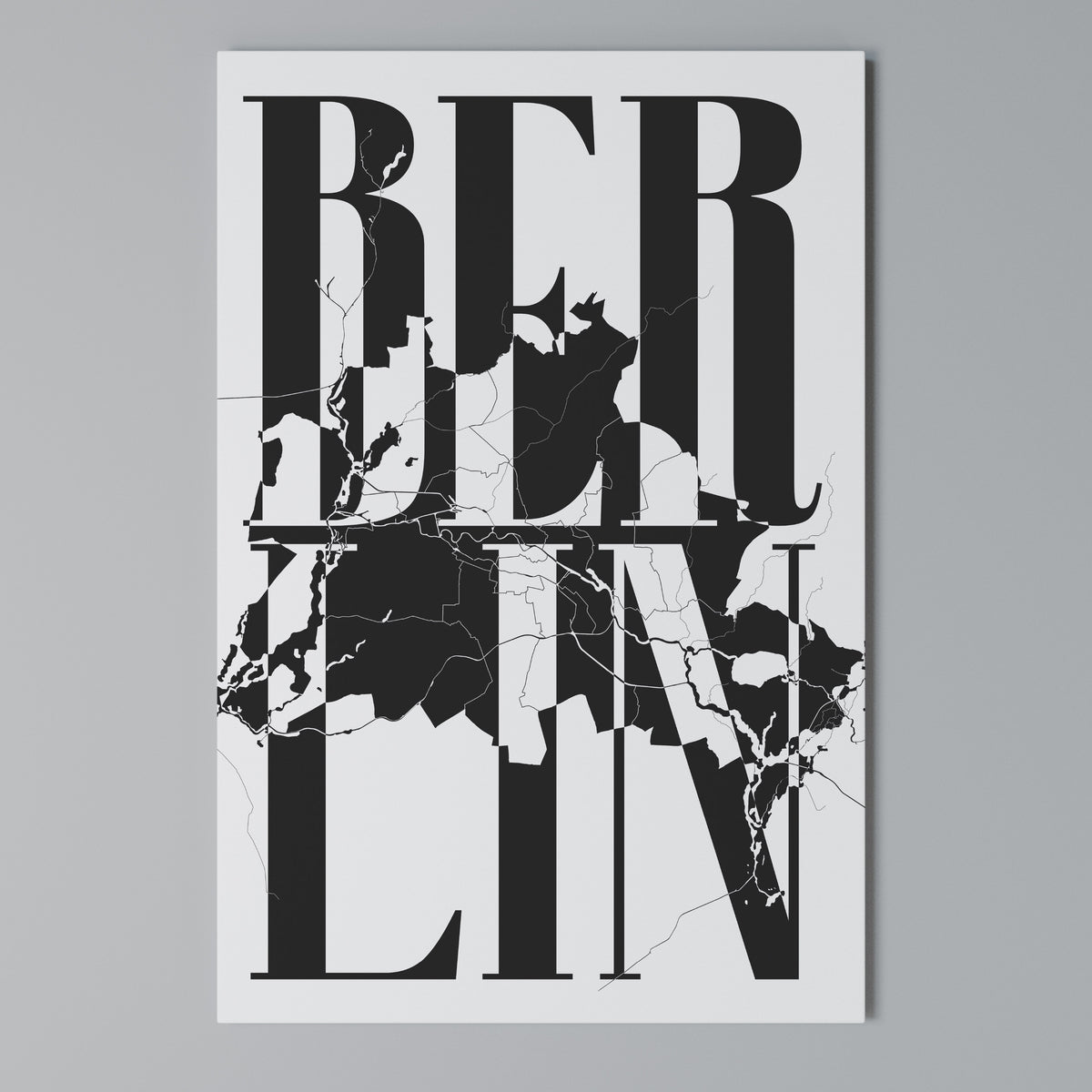 BOLD HORIZONS OF BERLIN Κατακόρυφος Πίνακας σε Καμβά