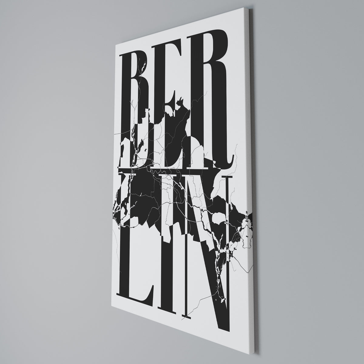 BOLD HORIZONS OF BERLIN Κατακόρυφος Πίνακας σε Καμβά