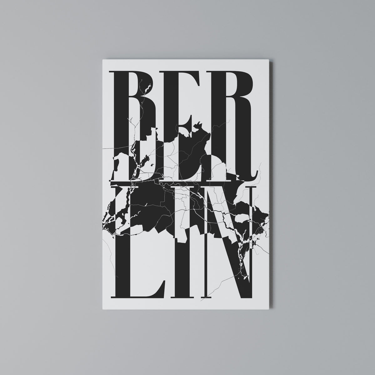 BOLD HORIZONS OF BERLIN Κατακόρυφος Πίνακας σε Καμβά