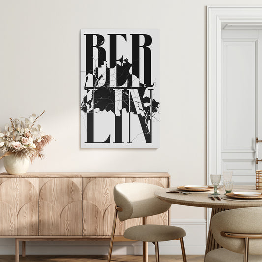 BOLD HORIZONS OF BERLIN Κατακόρυφος Πίνακας σε Καμβά