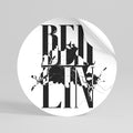BOLD HORIZONS OF BERLIN Αυτοκόλλητη Αφίσα στρογγυλή