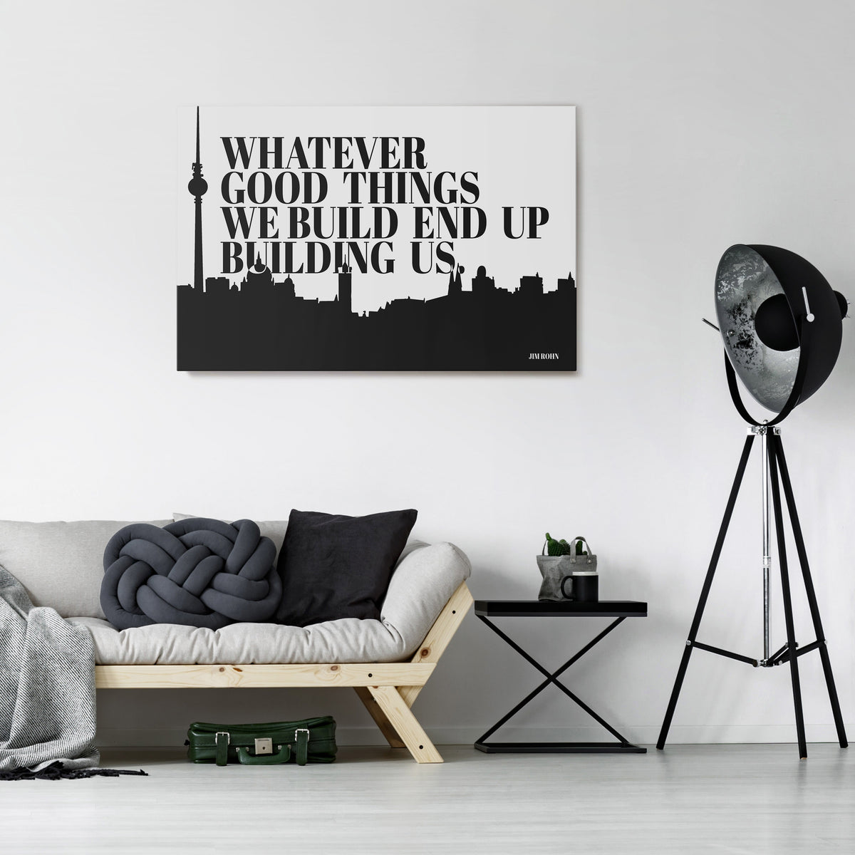 BUILDING OUR LEGACY Horizontal Canvas Print