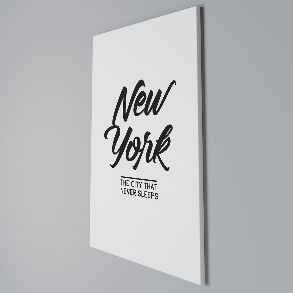 AWAKE IN NYC Κατακόρυφος Πίνακας σε Καμβά