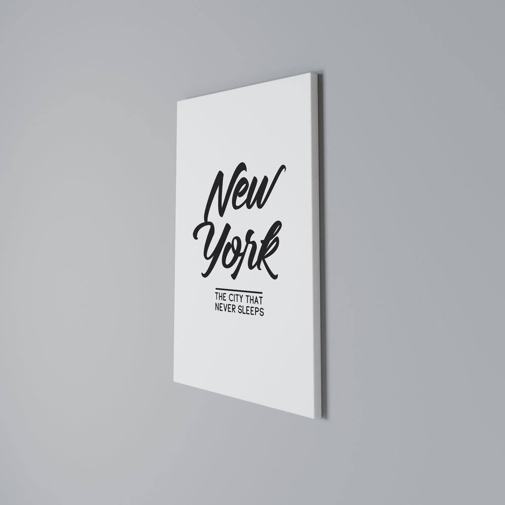 AWAKE IN NYC Κατακόρυφος Πίνακας σε Καμβά