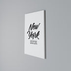 AWAKE IN NYC Κατακόρυφος Πίνακας σε Καμβά