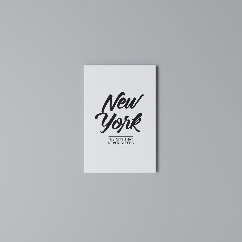 AWAKE IN NYC Κατακόρυφος Πίνακας σε Καμβά