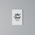 AWAKE IN NYC Κατακόρυφος Πίνακας σε Καμβά