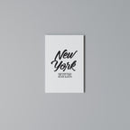 AWAKE IN NYC Κατακόρυφος Πίνακας σε Καμβά