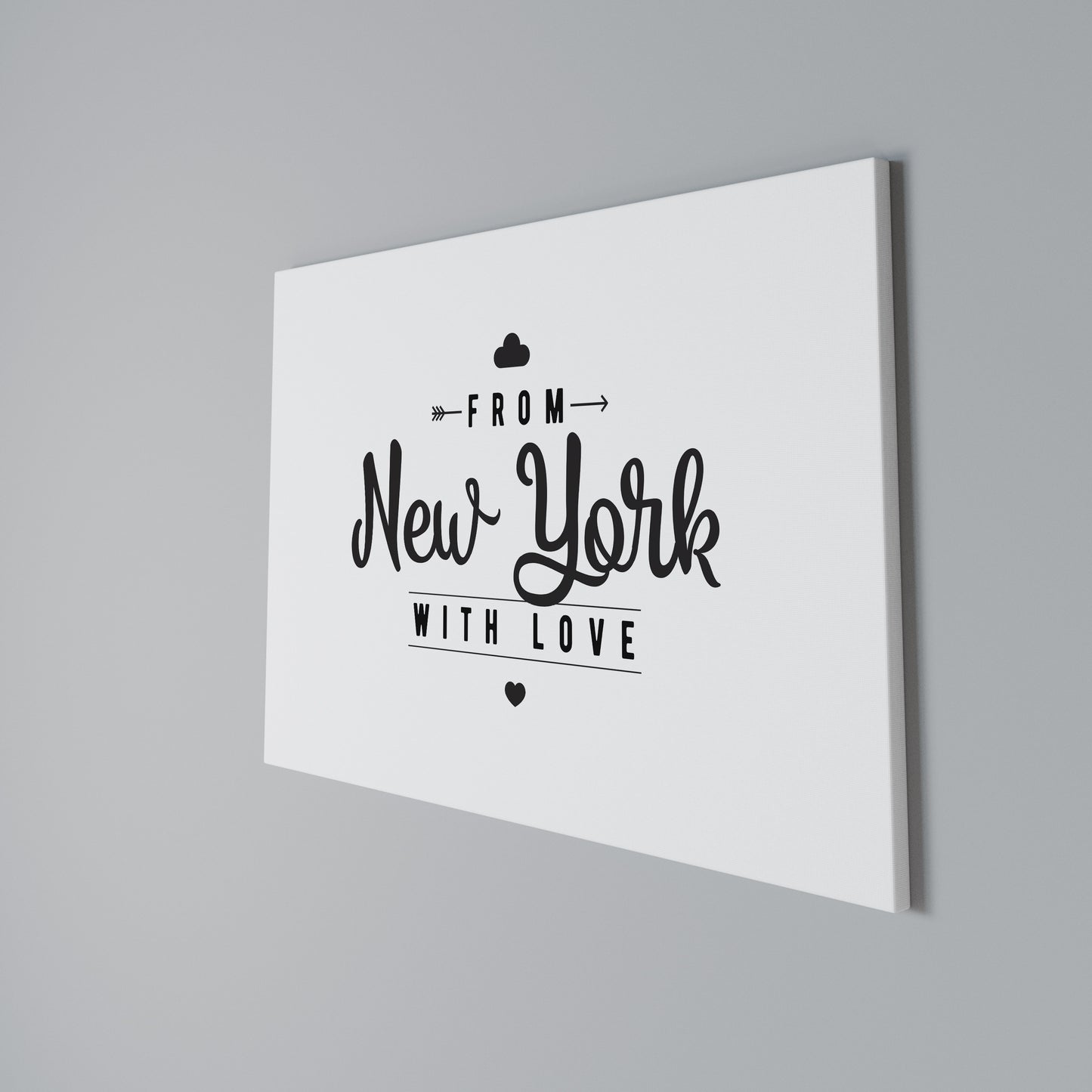 NEW YORK HEARTBEAT Horizontal Canvas Print