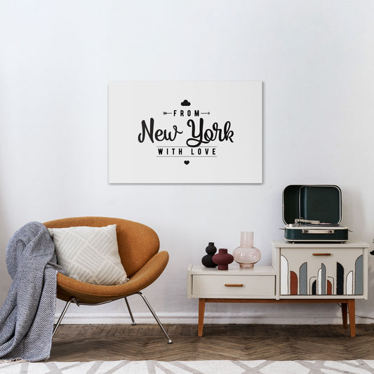NEW YORK HEARTBEAT Horizontal Canvas Print