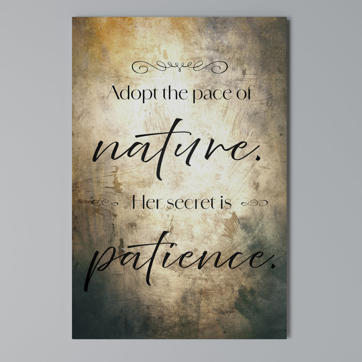 HARMONY WITH NATURE Κατακόρυφος Πίνακας σε Καμβά