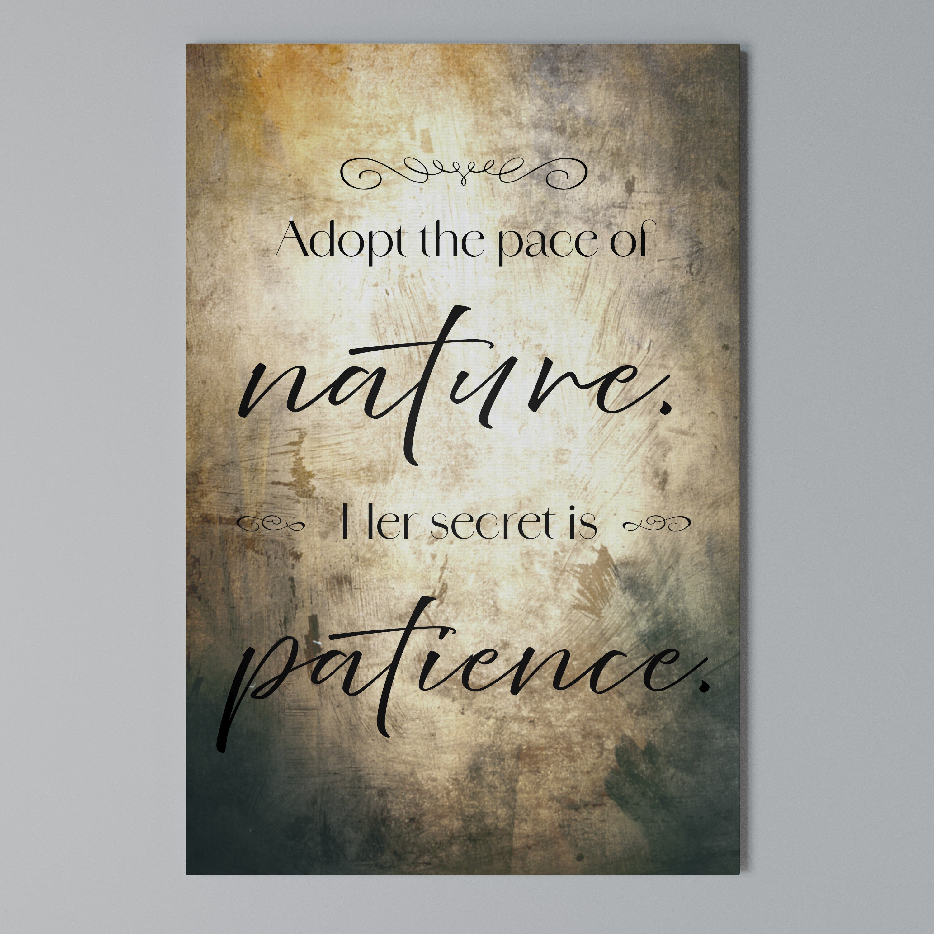 HARMONY WITH NATURE Κατακόρυφος Πίνακας σε Καμβά