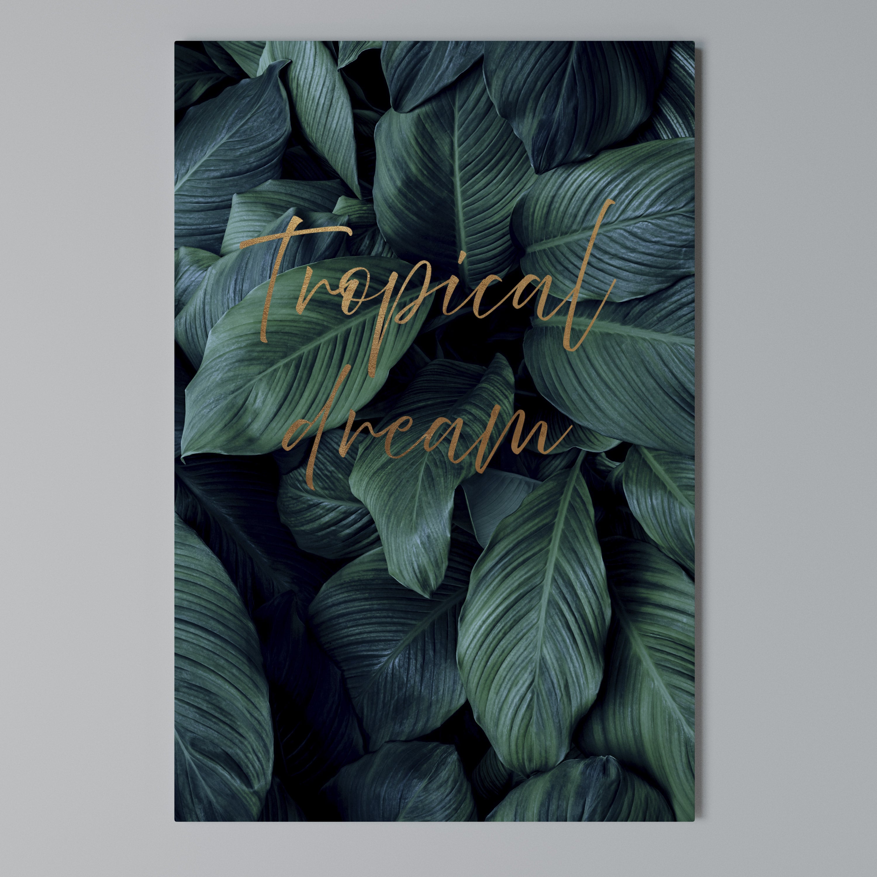 TROPICAL BLISS Κατακόρυφος Πίνακας σε Καμβά