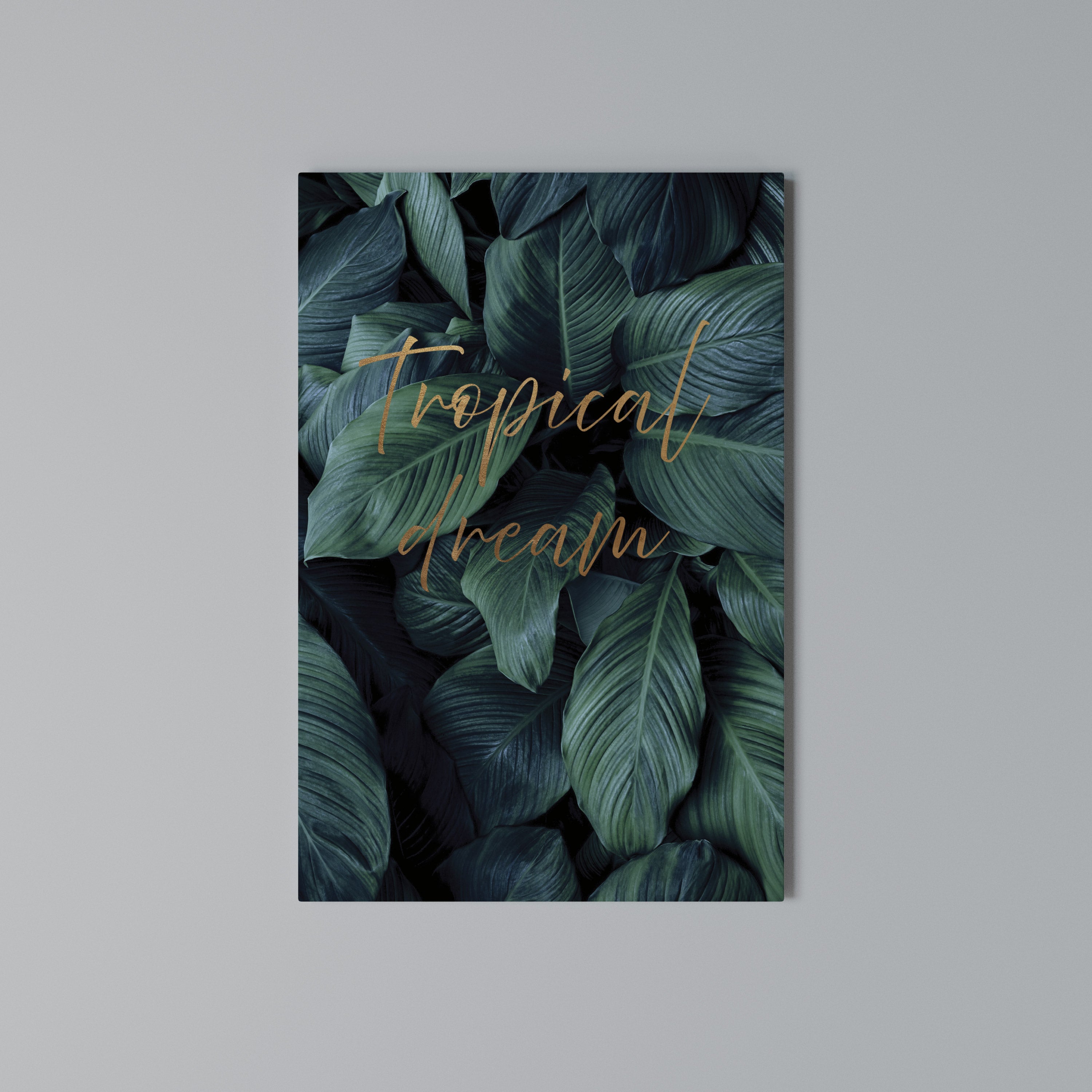 TROPICAL BLISS Κατακόρυφος Πίνακας σε Καμβά