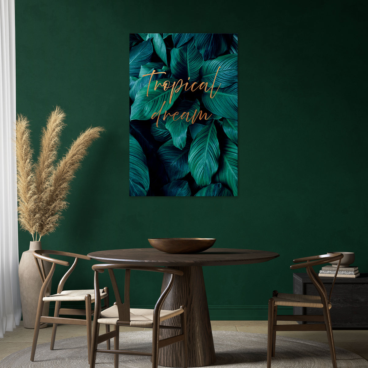 TROPICAL BLISS Κατακόρυφος Πίνακας σε Καμβά