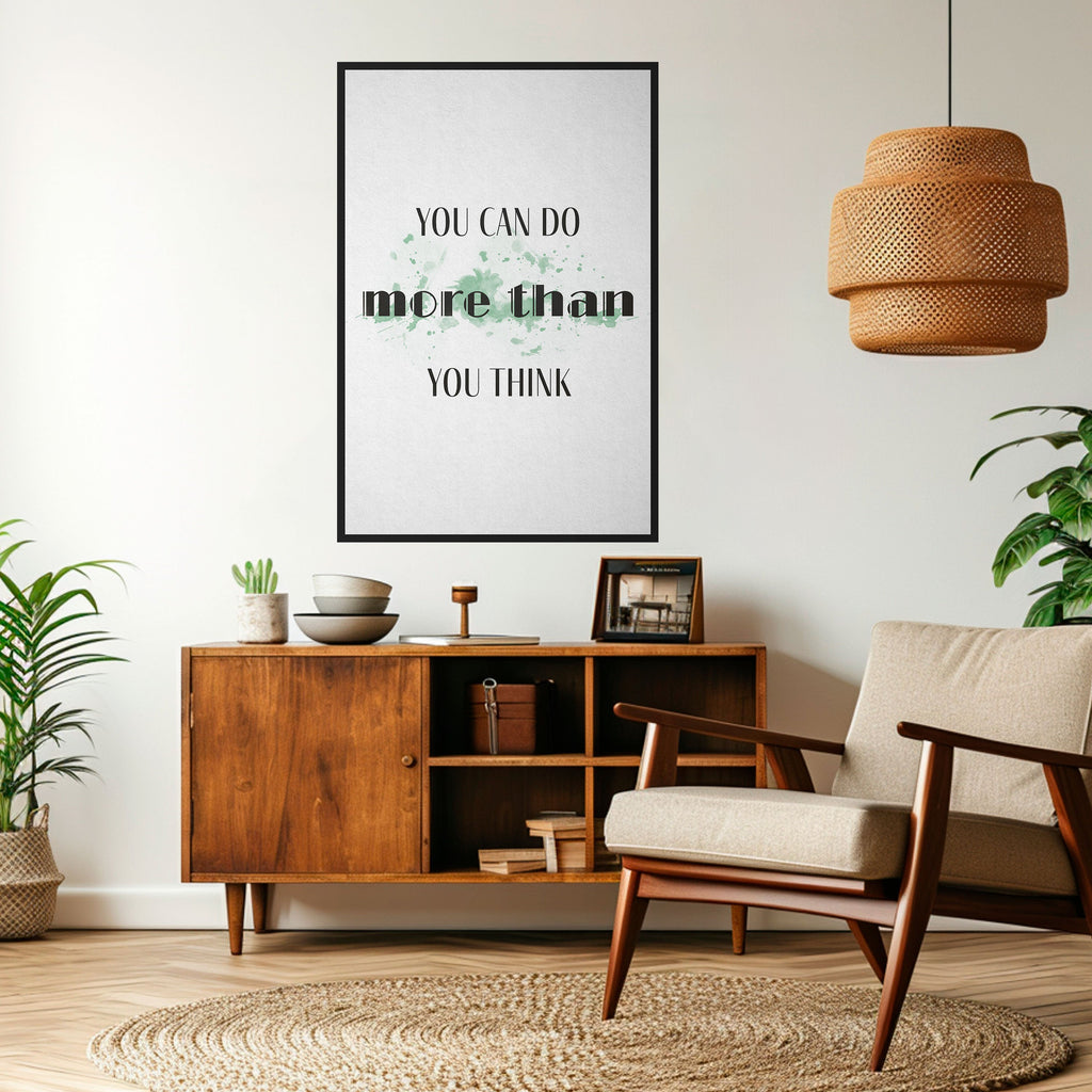 BELIEVE AND ACHIEVE Peel and Stick Vertical Poster