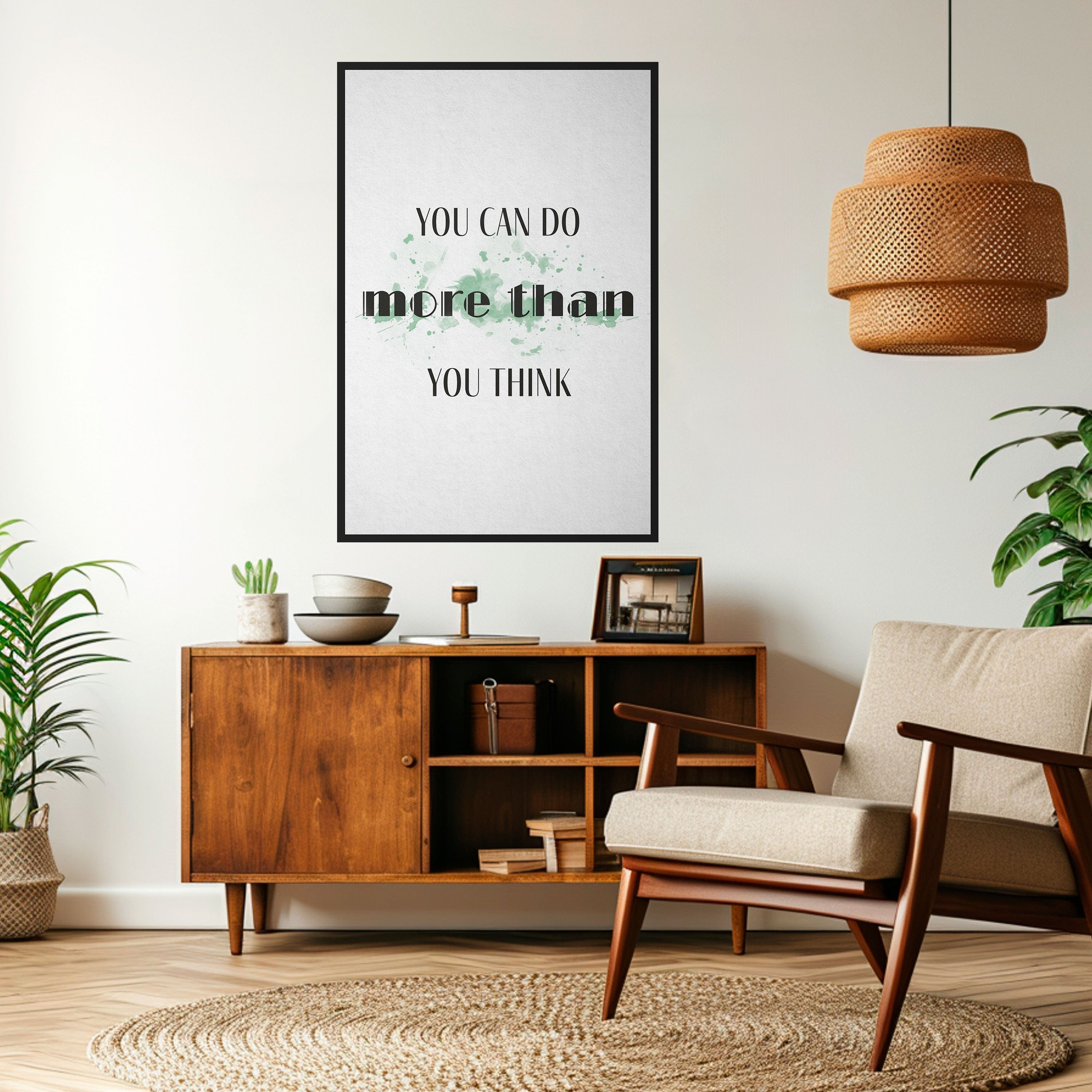 BELIEVE AND ACHIEVE Peel and Stick Vertical Poster