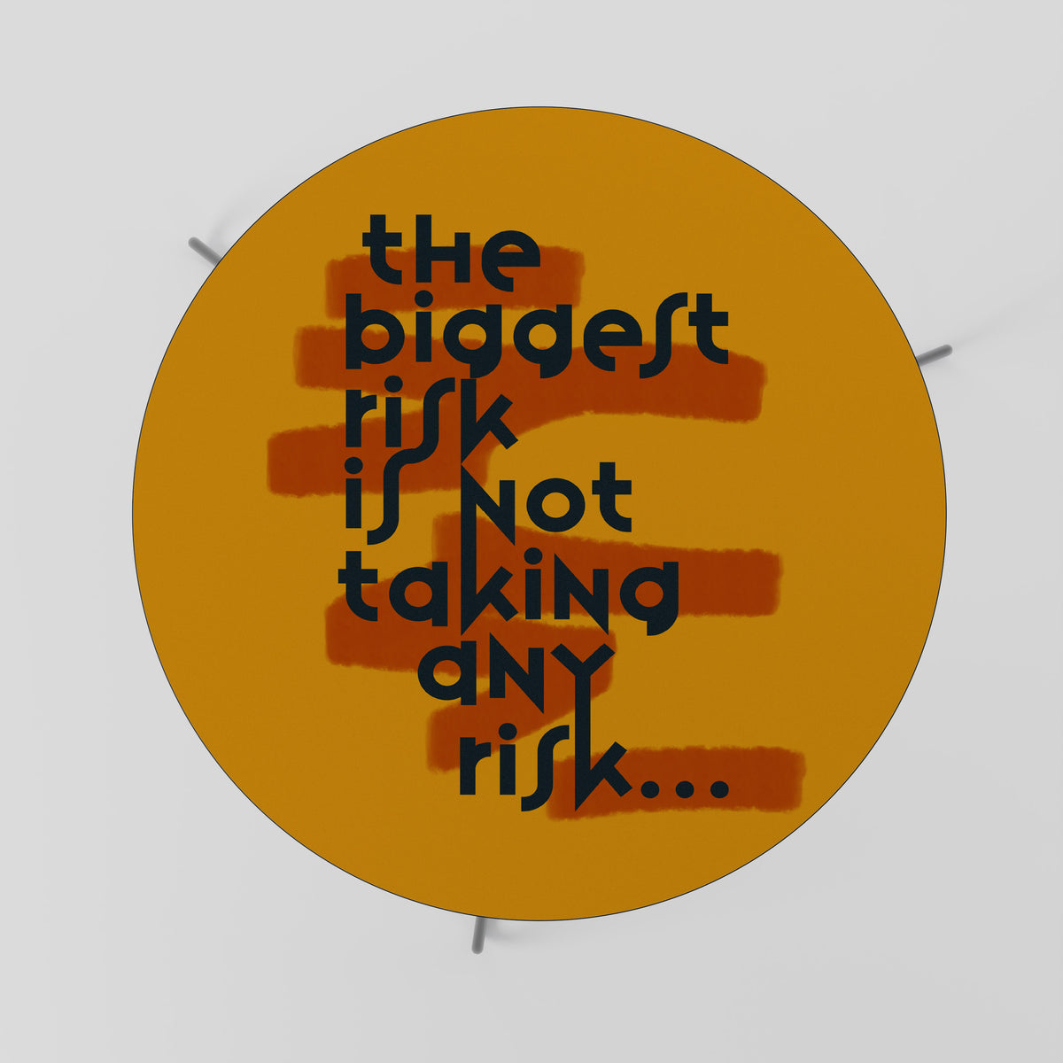 THE BIGGEST RISK Τραπεζάκι σαλονιού