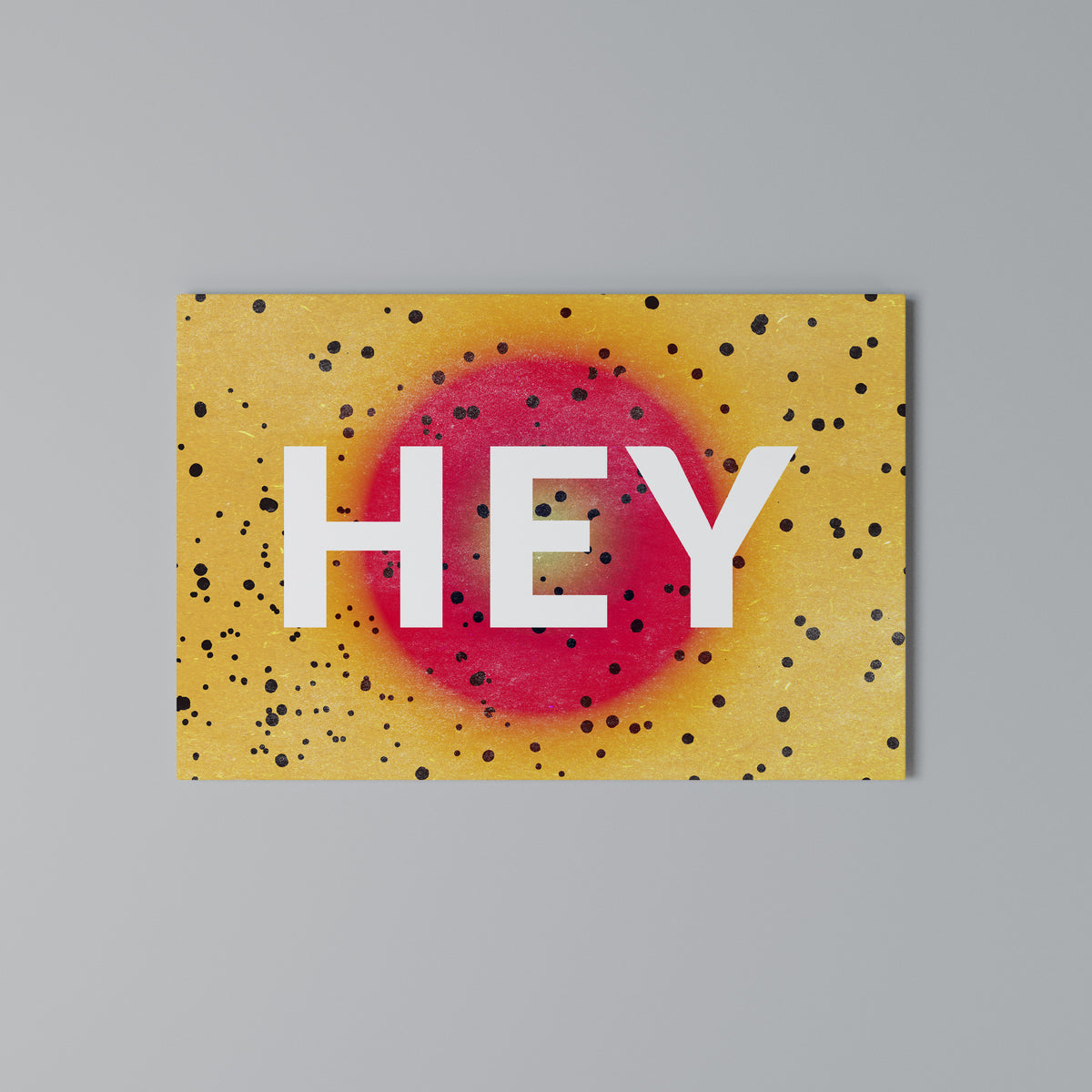 HEY THERE Horizontal Canvas Print