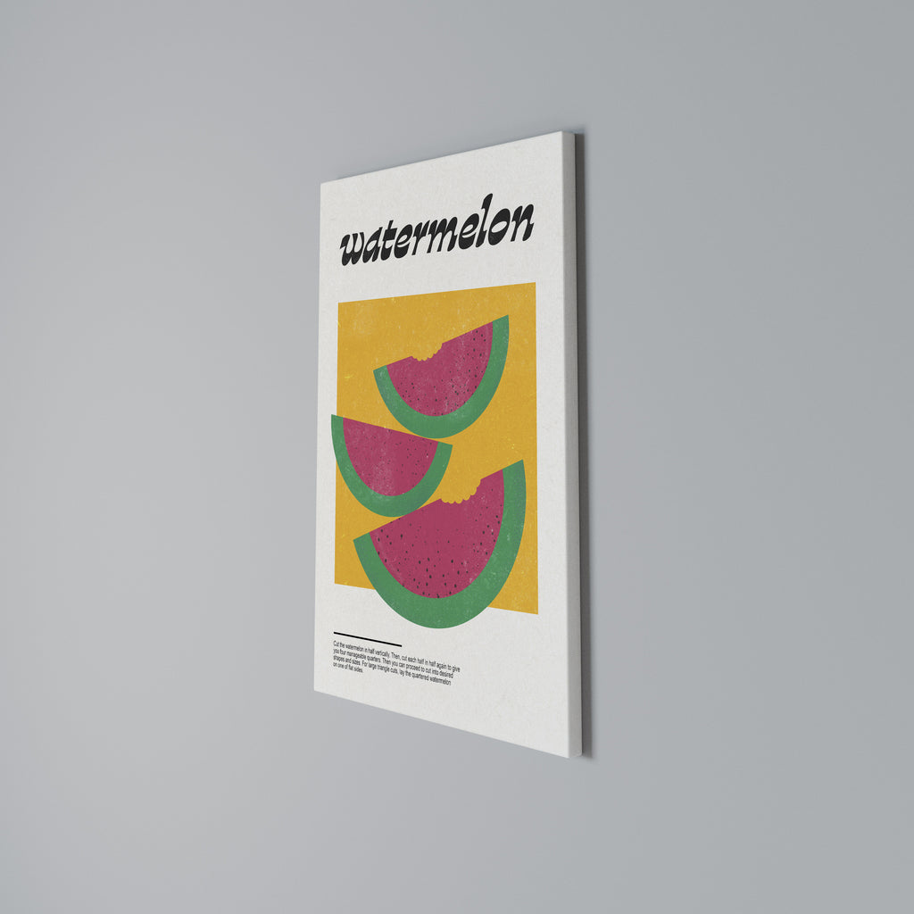 WATERMELON WHIMSY Κατακόρυφος Πίνακας σε Καμβά