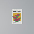 WATERMELON WHIMSY Κατακόρυφος Πίνακας σε Καμβά