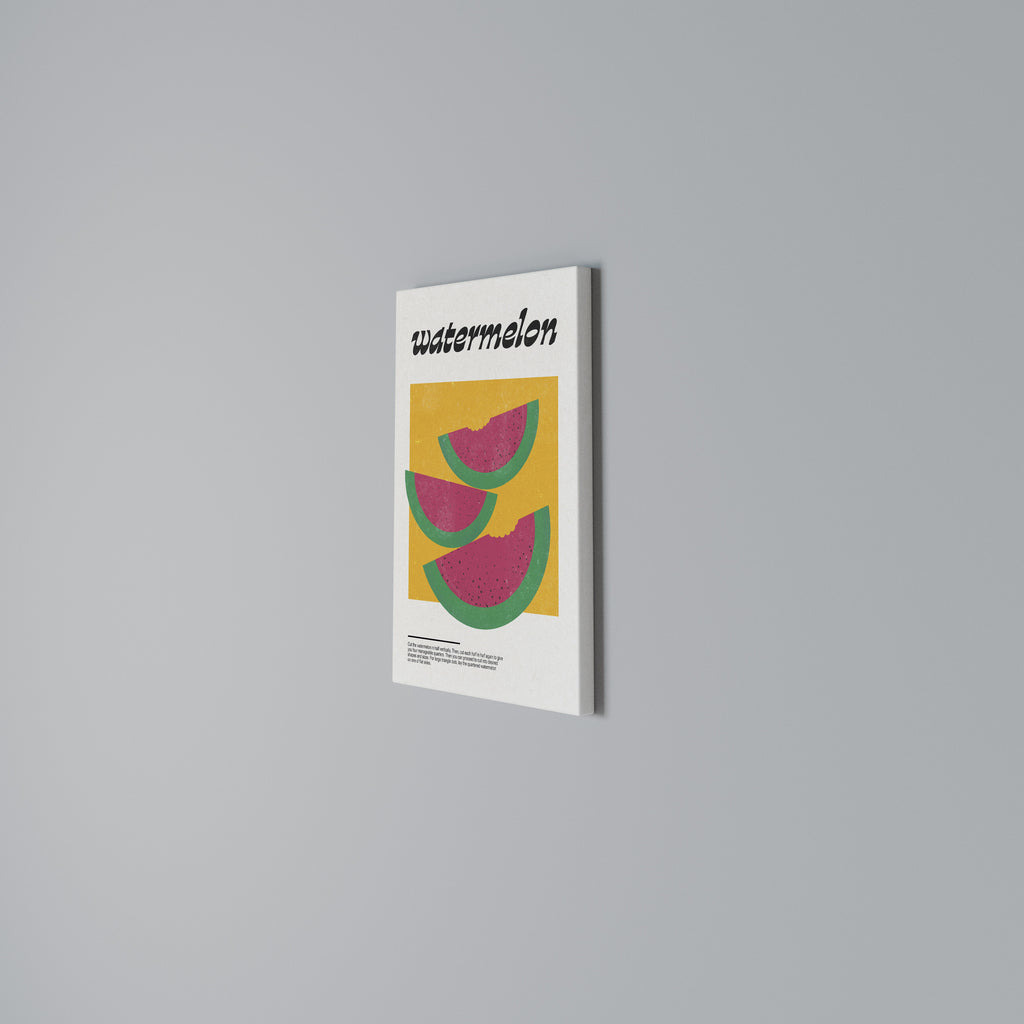 WATERMELON WHIMSY Κατακόρυφος Πίνακας σε Καμβά
