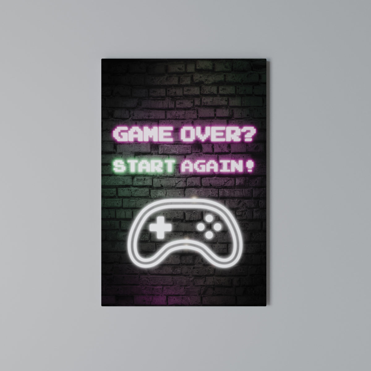 RESPAWN YOUR ADVENTURE Κατακόρυφος Πίνακας σε Καμβά