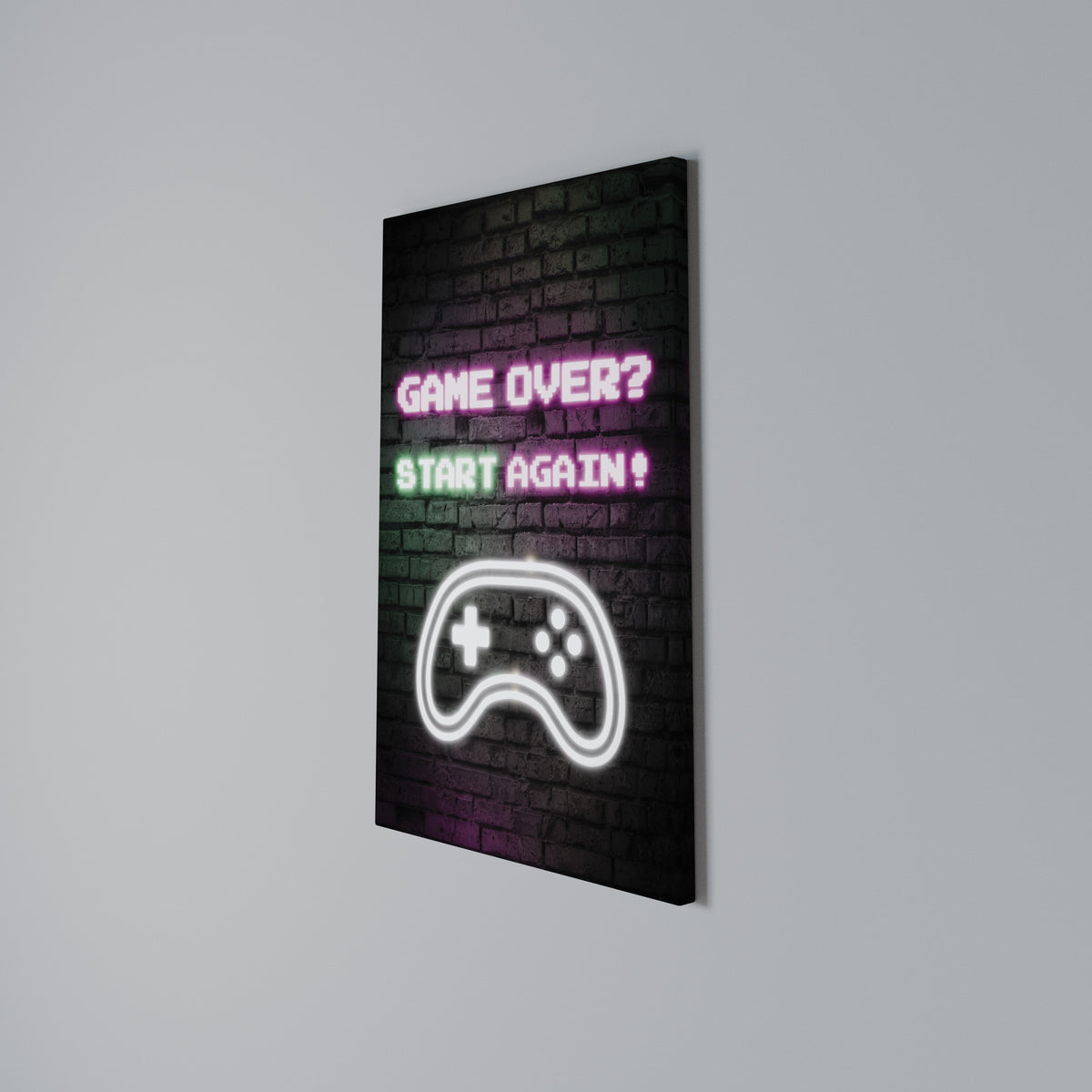 RESPAWN YOUR ADVENTURE Κατακόρυφος Πίνακας σε Καμβά