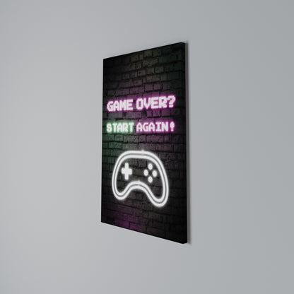 RESPAWN YOUR ADVENTURE Κατακόρυφος Πίνακας σε Καμβά