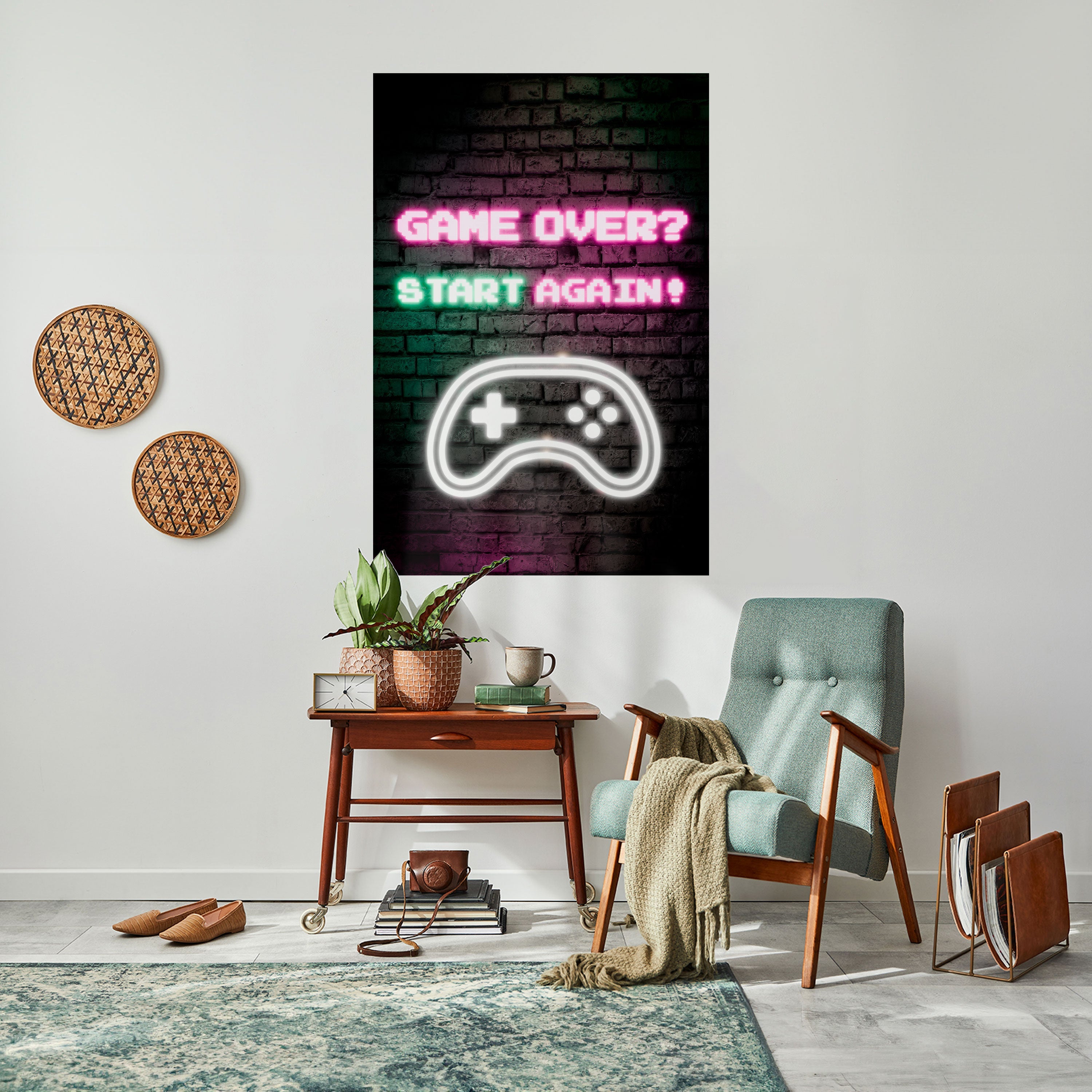 RESPAWN YOUR ADVENTURE Peel and Stick Vertical Poster
