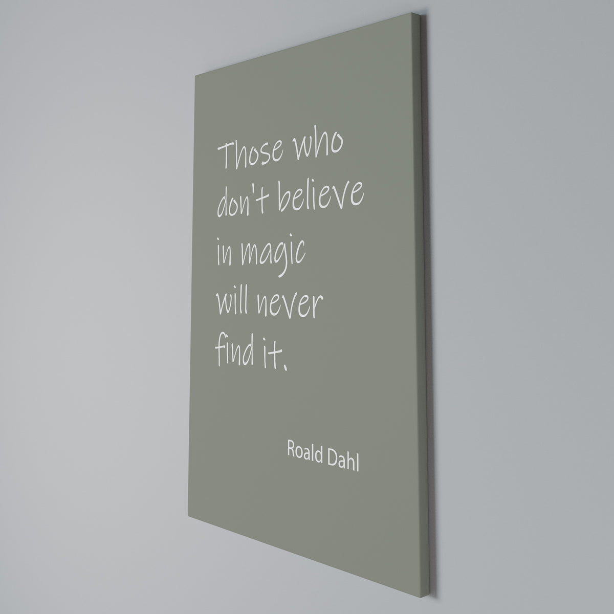 MAGIC OF BELIEF Κατακόρυφος Πίνακας σε Καμβά