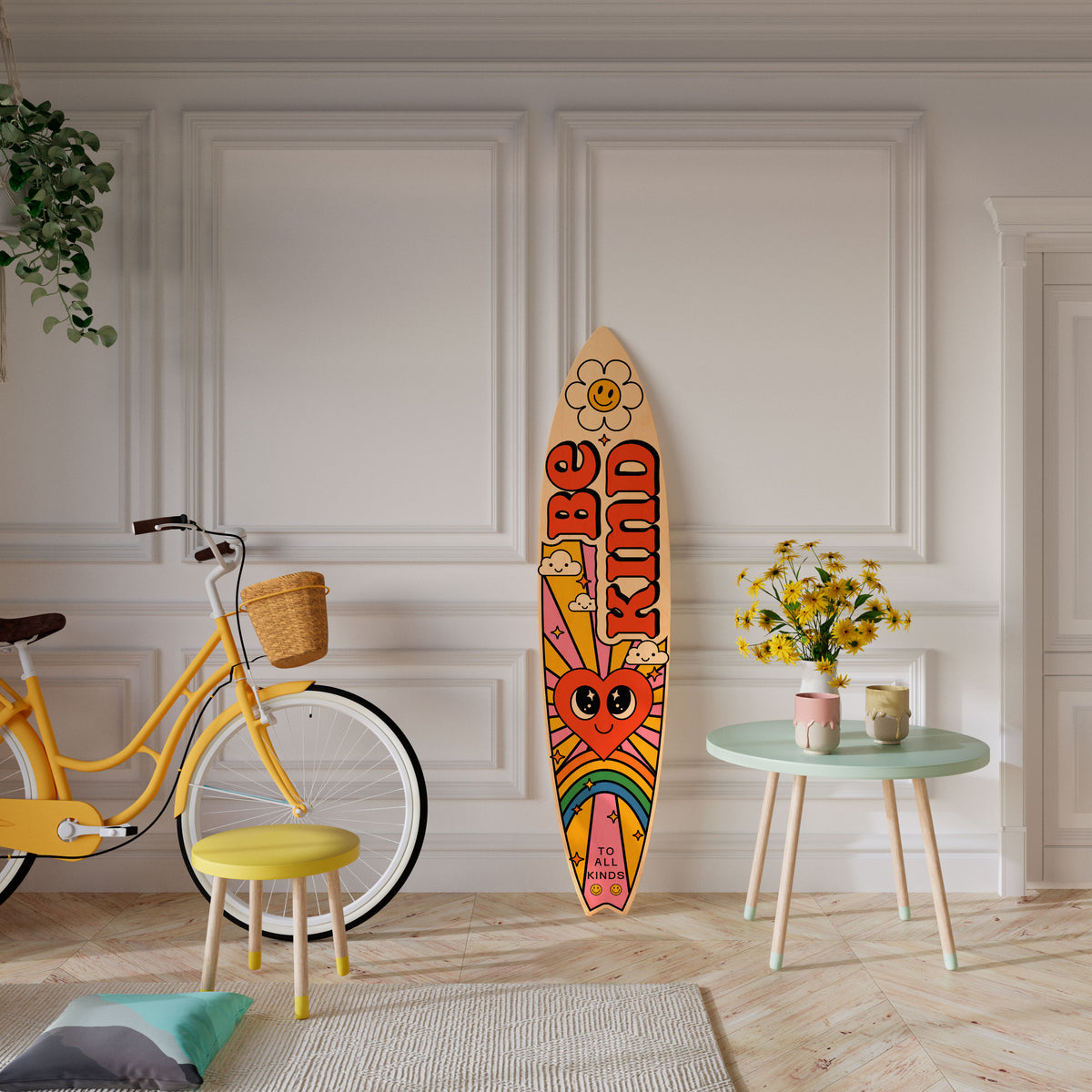 BE KIND Διακοσμητική σανίδα Surf