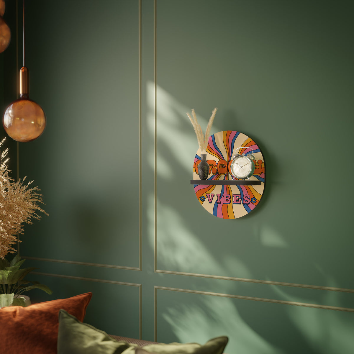 RADIANT GROOVY VIBES Διακοσμητικό Ράφι Art Shelf