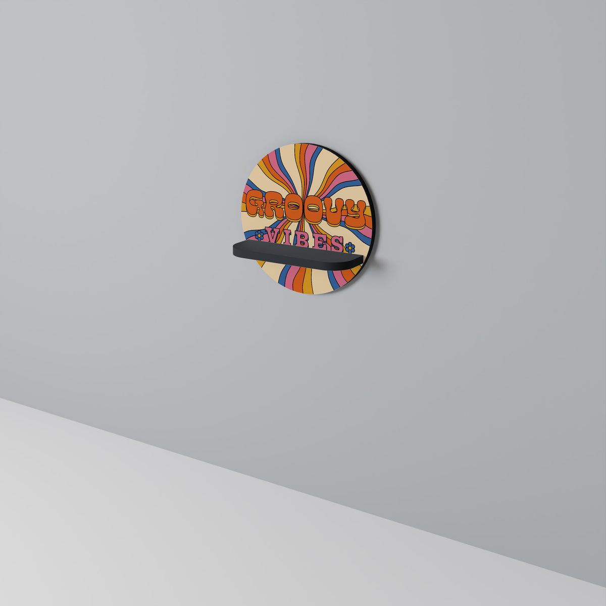 RADIANT GROOVY VIBES Διακοσμητικό Ράφι Art Shelf