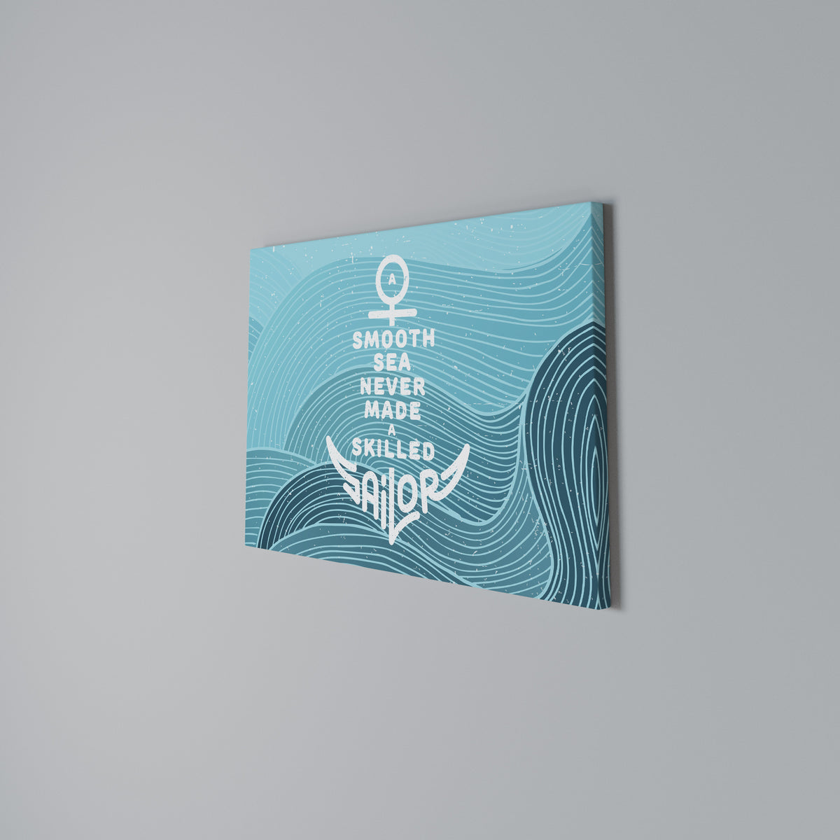 SKILLED SAILOR Horizontal Canvas Print