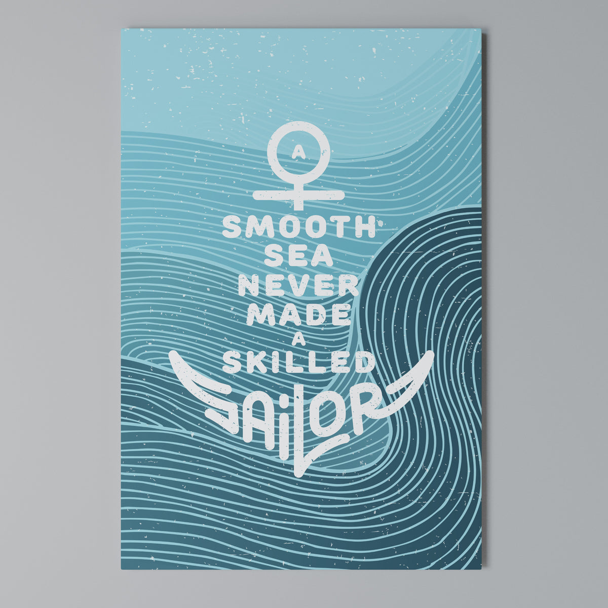 SKILLED SAILOR Κατακόρυφος Πίνακας σε Καμβά