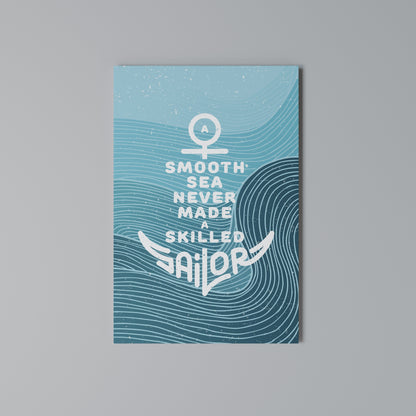 SKILLED SAILOR Κατακόρυφος Πίνακας σε Καμβά