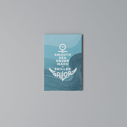 SKILLED SAILOR Κατακόρυφος Πίνακας σε Καμβά