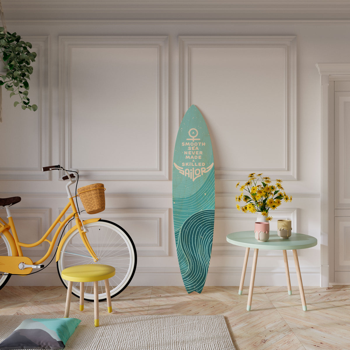 SKILLED SAILOR Διακοσμητική σανίδα Surf