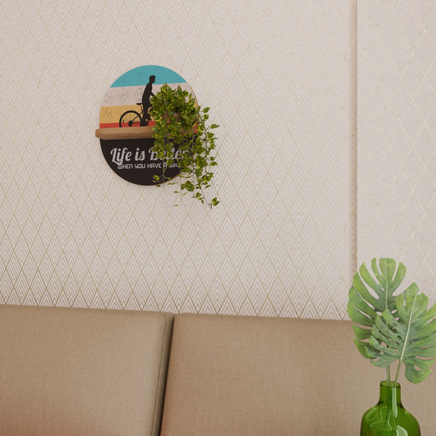 BETTER LIFE Διακοσμητικό Ράφι Art Shelf
