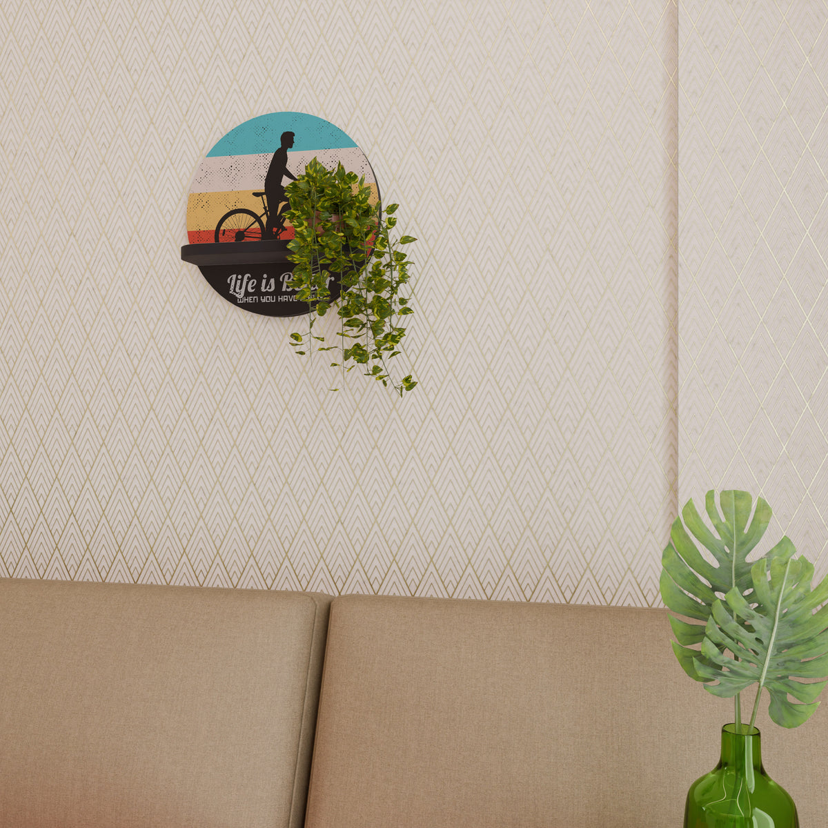 BETTER LIFE Διακοσμητικό Ράφι Art Shelf
