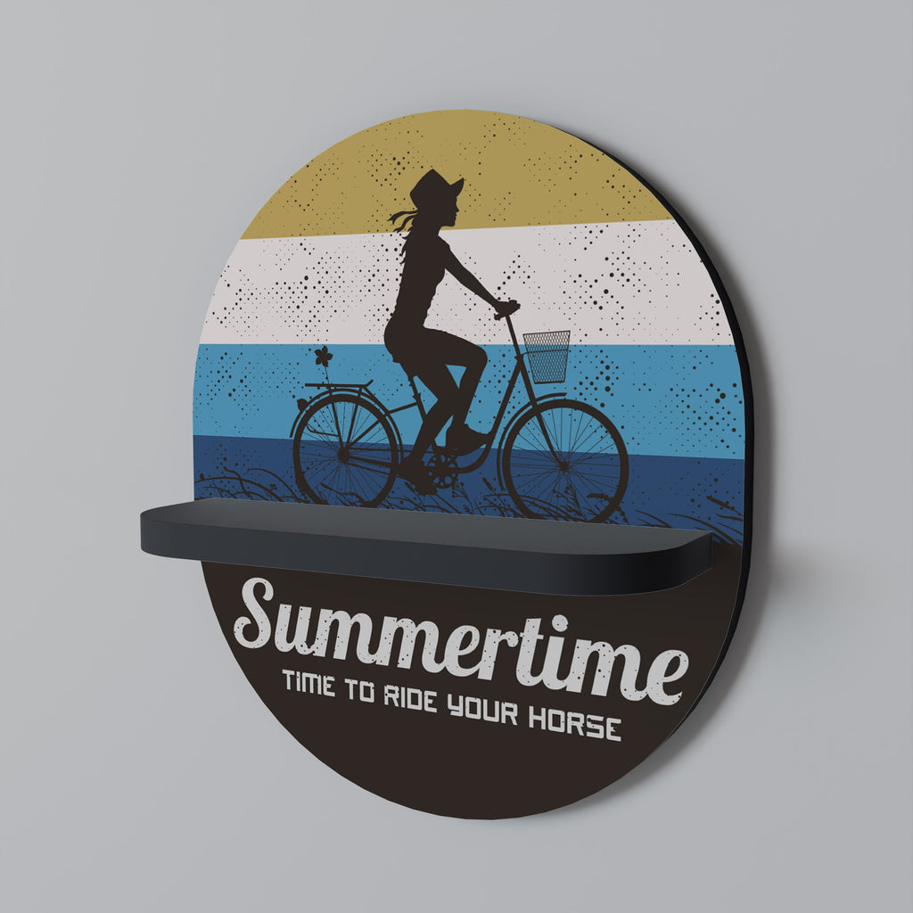 Οβάλ Ράφι SUMMERTIME σε Μαύρο Φινίρισμα