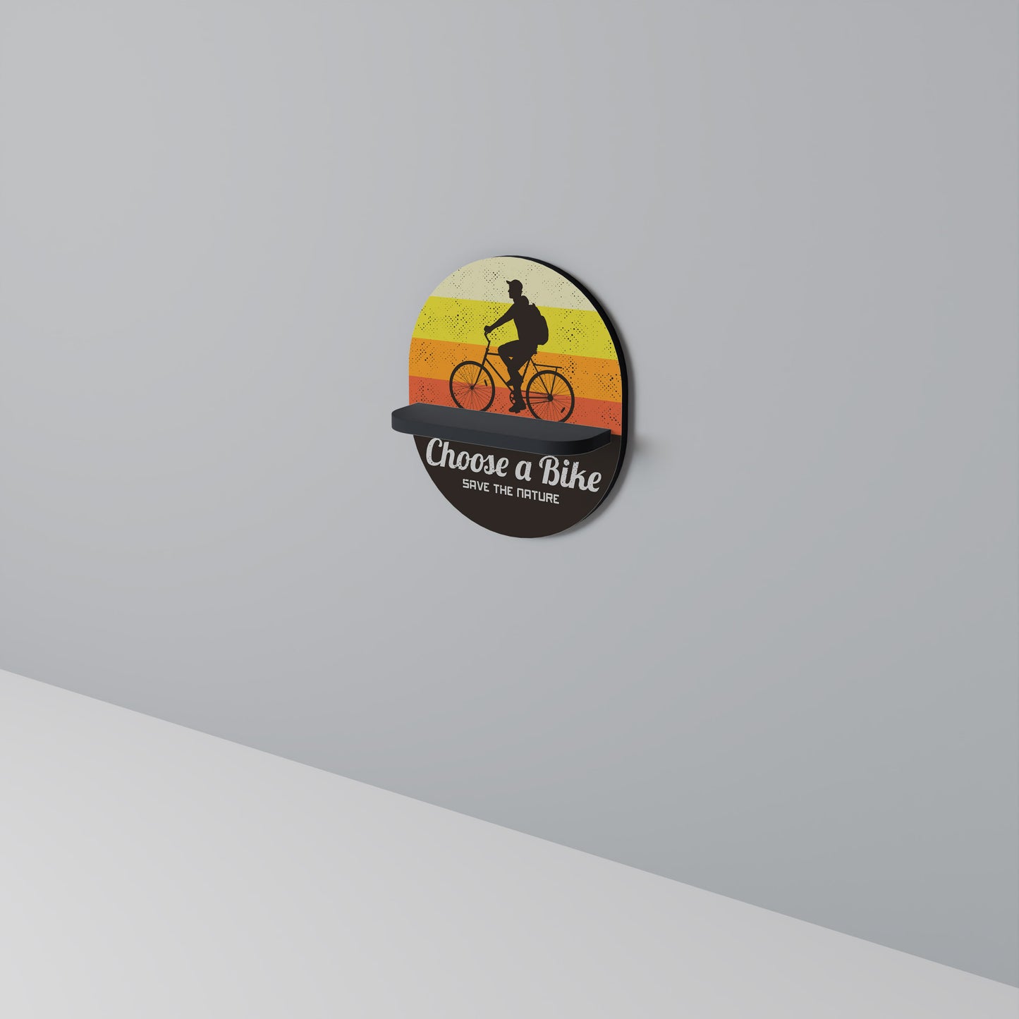CHOOSE A BIKE Art Shelf