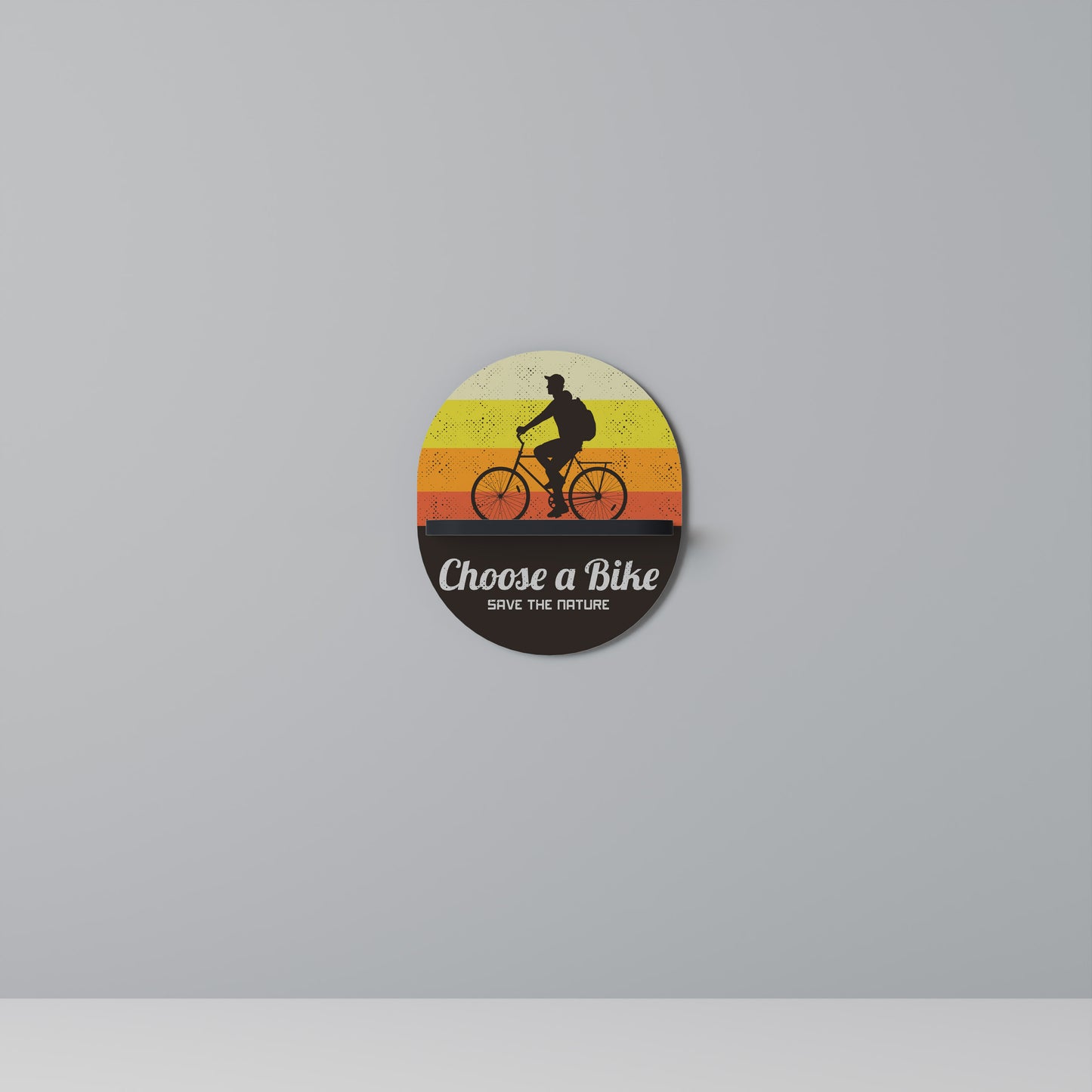 CHOOSE A BIKE Art Shelf